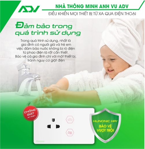 Ổ CẮM MÁY BƠM CHỐNG GIẬT HUNONIC SPS - Ảnh 6